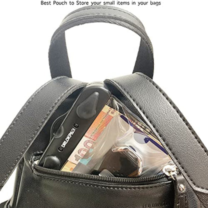 DRLOKPAK Submersible Waterproof Wallet Surf Dry Car Key FOB Case Bag 2Pack Waterproof Pouch Holder For Key Credit Door Ship Card Cash ID Driver Fishing Hunting License(Clear＋Clear - color: Clear+Clear