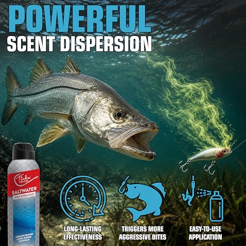 TINK'S Lure for Fishing (5 oz Can) Long Lasting Fish Lure Spray/Attractant Mist - Advanced Bait for Game Fish hat Prey on Shad, Including Bass, Walleye, and Striped Bass