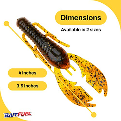 American Baitworks Paca Slim 4-Inch - color: Sun Perch, size: Small