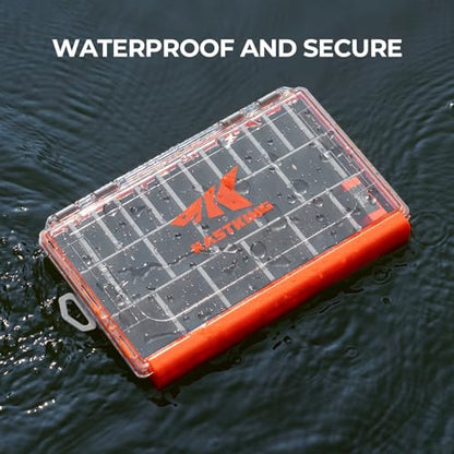 KastKing HyperSeal Waterproof Tackle Box, Waterproof 3600 Tackle Trays, Fishing Tackle Box Organizer with Removable Dividers, Lure Box and Terminal Tackle Storage, 1 Pack - size: 3600 (1 Pack)