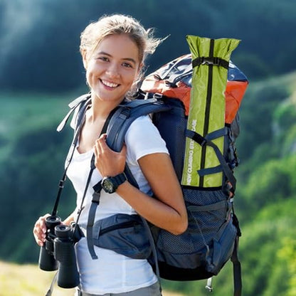 Chris.W Portable Trekking Pole Carrying Bag Storage Bag Pouch with Zipper for Walking Stick Hiking Poles Travel Case - color: Green