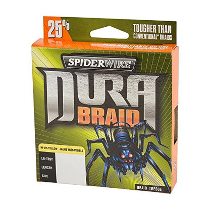 SpiderWire DuraBraid Braid Fishing Line - color: Hi-Vis Yellow, size: 8lb - 150yd
