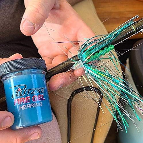 Pautzke Fire Gel Bait Scent Fishing Attractant, Long-Lasting Fish Scent Gel, Freshwater Saltwater Compatible, Strong Scent Trail, Easy Apply Lure Enhancer - color: Herring