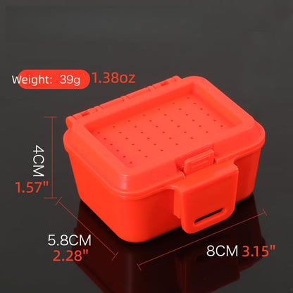 3pcs Multi-Function Live Bait Box with Moisture & Ventilation Design - Breathable Storage Container for Sand Worms, Earthworms & Fishing Bait Accessories