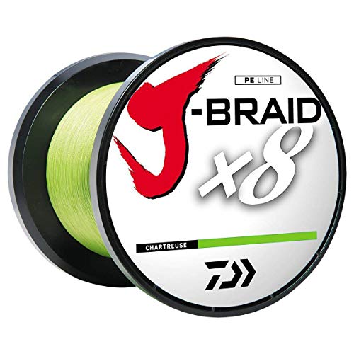 Daiwa J-Braid 300M 8-Strand Woven Round Braid Line - color: DARK GREEN, size: 20 lb