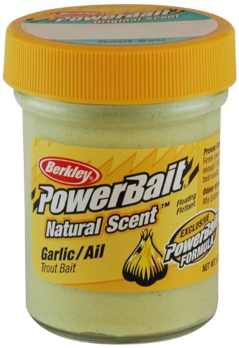 Berkley PowerBait Natural Scent Trout Fishing Dough Bait - color: Chartreuse, size: 1 pack, style: Garlic Scent