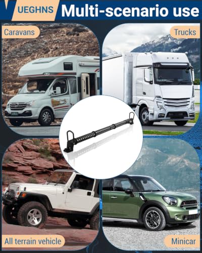 Car Clothes Hanger Bar, Clothes Rack for Car Telescopic Adjustable 34-54inch Heavy Duty Car Clothes Rack High Load Suitable For Cars Trucks SUVs RVs Toad Trippers RVs. (34-54inch) - size: 34-54inch