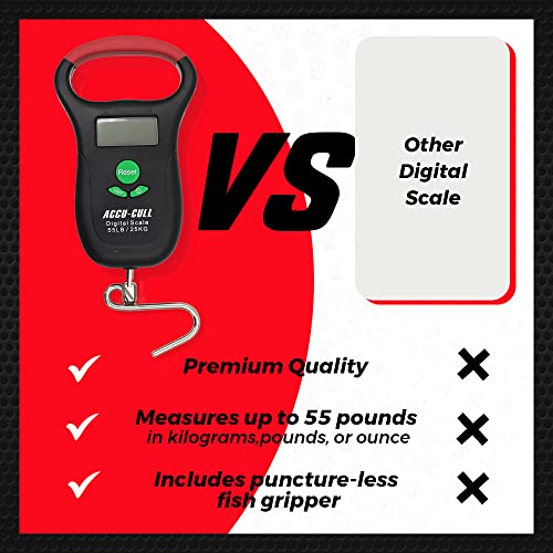 Accu Cull Fish Culling System Digital Fish Scale - Fishing Gear - Portable Fish Weight Scale Fishing Gifts for Men - Fish Scales Digital Weight for Tournament - Bass Fishing Gear, Fishing Accessories