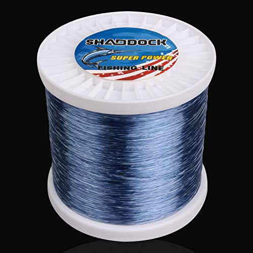 Monofilament Fishing Line, Big Game Mono Fishing Line, Strong Heavy Duty Nylon Mono Leader Saltwater Freshwater, Abrasion Resistant, Clear Blue, 1174-13041Yds, 14LB-127LB - color: Blue, size: 0.7mm/66.7lb - 2395yds