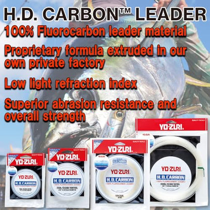 Yo-Zuri H.D. Fluorocarbon 30-Yard Leader Line - color: Multi, size: 8-Pound Test