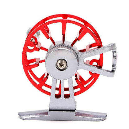 LIANGLIN WU Full Metal Ultra-Light Former Ice Fishing Reel Fly Fishing Reels Aluminum Inline Reel for Jigging & Ice Fishing