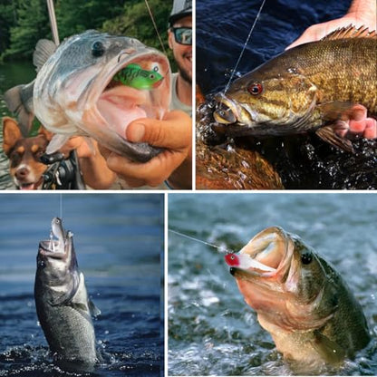 RYACO Soft Fishing Lures, Pre-Rigged Jig Soft Plastic Fishing Lures with Reflective Spinner, Paddle Tail Swimbaits for Bass Trout Walleye Crappie Fishing Jigs, 5PCS