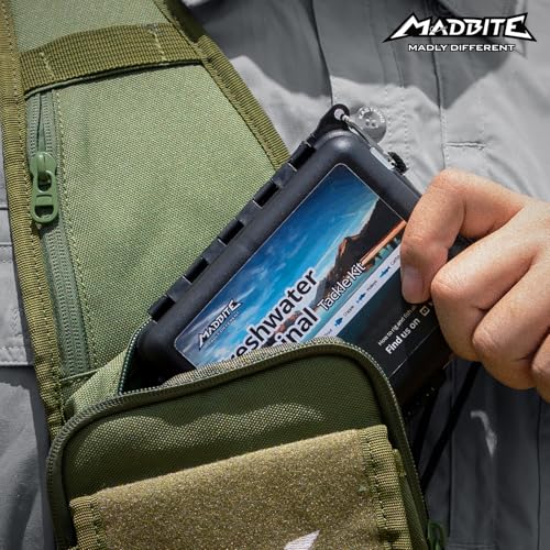 MadBite by KastKing 182/265/400pcs Compact Fishing Tackle Kit - All-in-One Freshwater Hooks, Weights, Bobbers in Tackle Box, Fishing Gear Set for Bass Trout Panfish - style: 182pcs Terminal Tackle Kit