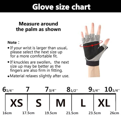 Palmyth UV Fishing Gloves Sun Protection Fingerless Kayaking Glove Men Women UPF 50+ SPF for Sailing, Hiking, Paddling, Canoeing, Rowing, Driving - color: Black, size: Large