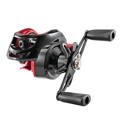 Rooblinos BR Baitcasting Fishing Reel Lightweight Aluminum Spool Fishing Reel 17.6Lbs Max Drag Magnetic Braking System 7.2:1 High-Speed Gear Ratio Saltwater Freshwater Baitcaster Reels