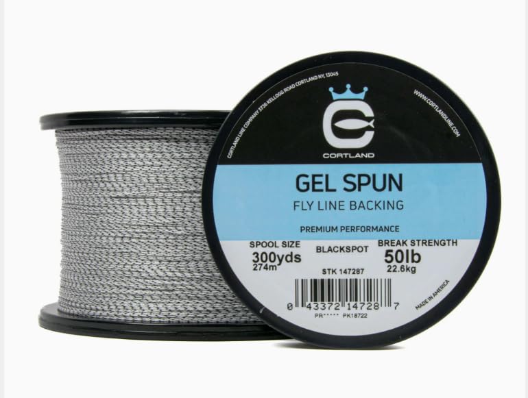 Cortland Gel Spun Fly Line Backing - Blackspot (300yds, 30lb)