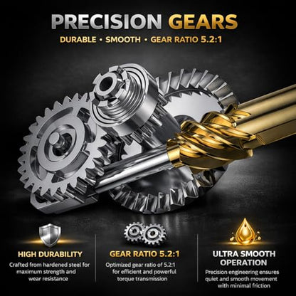 Sougayilang Spinning Reel – 26LB Drag & Loud Metal Clicker, 5.2:1 Gear Ratio, 13+1 Bearings, 4-Point Waterproof, CNC Aluminum Spool & Handle for Bass Trout Salmon - size: 2000