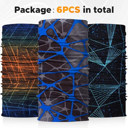 JOEYOUNG Headwear, Bandana, Neck Gaiter Head Wrap Headband Balaclava Magic Scarf - color: A-line