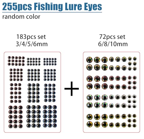 Unpainted Fishing Lures Making Kit DIY Blank Lures Crankbaits Minnow Jerkbait Hard Bait Set with Treble Hooks, Split Rings, Lure Eyes, Lure Stickers Lure Making Supplies Make Your Own Fishing Lures - style: 342pcs Lure Making Kit