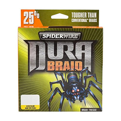 SpiderWire DuraBraid Braid Fishing Line - color: Hi-Vis Yellow, size: 8lb - 500yd