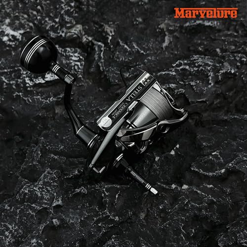 Reel Stand 1.7 inches (44 mm) Protect Reel from Rock Compatible for Shimano Stradic Stella Vanford, Daiwa Certate Exist - color: Black Silver