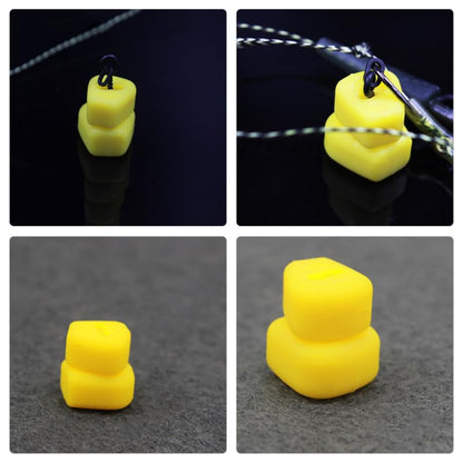100pcs Floating Corn Beads High Buoyancy Fake Bait Sweetcorn for Carp Hair Rigs Artificial Soft TPE Trout Fishing Lures