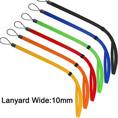 AMUU Lanyards Adjustable 6 Pcs for Walkie-talkie,Cruise,Keys,Pen,Phone | Neck Lanyards id Badges Holder Office,Cell Phones,USB,Whistles,iPod - color: 6 Pack Colors Neck Lanyard
