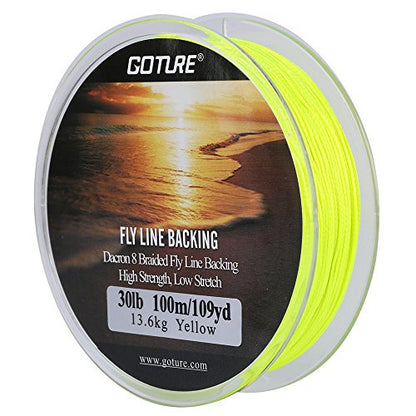Goture Fly Line Fishing Line Weight Forward Floating Fly Line Double Micro Welded Loops Freshwater Saltwater Beginner Expert General WF2 3 4 5 6 7 8 9 10WT Olive Orange Yellow Moss Green(Olive, WF1F) - color: C: Fly Line Backing-Yellow
