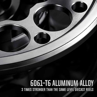 Piscifun Sword Fly Fishing Reel, CNC-Machined Aluminum Alloy Fly Reel - size: 3/4wt, style: Gunmetal-without Line