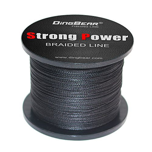 437Yd-5000Yd Super Strong Pull Generic Braided Fishing Line Fish ing Lines FishLines FishingLine - color: Black, size: 437Yd/ 400m 85LB/0.45mm