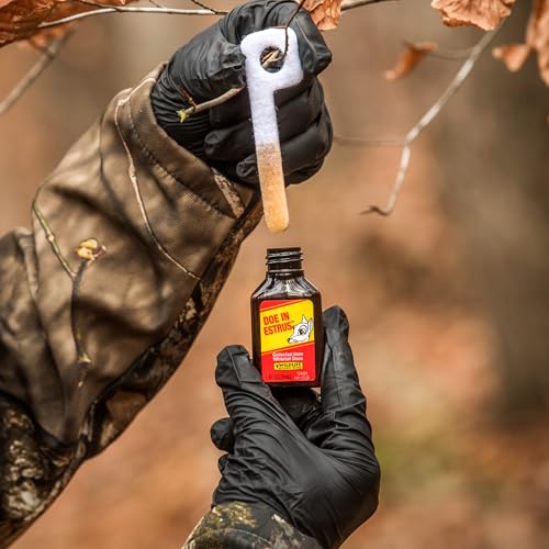 Wildlife Research Center Doe in Estrus, Powerful Sexual Attractor for Whitetail Bucks, Doe Urine Scent Lure with Estrus Secretions – 4 FL OZ - color: Red