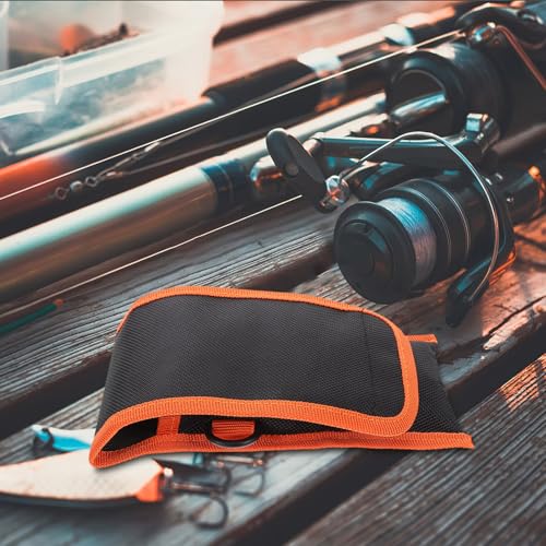 Toddmomy Thickened Oxford Fishing Gear Bag Large Capacity Tackle Storage Organizer Portable Soft Bait Wallet Multifunction Tool Bag for Camping and Outdoor Fishing