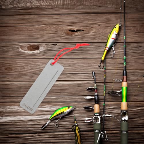 LIFKOME Portable Mini Fish Hook Sharpener with Diamond-coated Sharpening Stone for Fishing and Camping, High Efficiency Tool for Sharpening Hooks and Knives