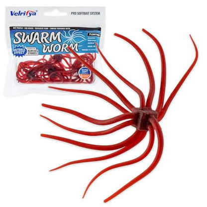 Tentacle Dice Bait – Japanese Style Finesse Dice Fishing Lure Floating Worm Soft Plastic Baits for Bass Fishing, Drop Shot, Jig Head, Wacky Rig - color: 03-Scuppernong