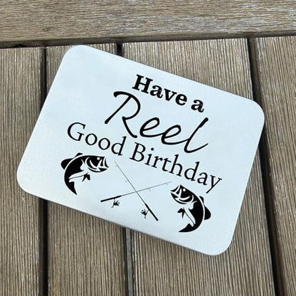 Birthday Gift Fishing Lure Bday Gift for Him Birthday Fisherman Happy Birthday Reel Good Birthday
