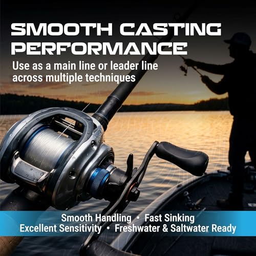 Reaction Tackle 100% Pure Fluorocarbon Fishing Line - High Strength, Abrasion-Resistant, Fast-Sinking, Virtually Invisible - Saltwater and Freshwater Leader Line - color: Pink, size: 17lb (300 Yards)