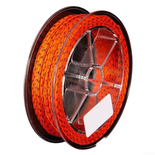 8-Strand for Braided Fly Line Backing 50M, Dacron Polyester Fishing Leader with Loop, Low Friction for Trout Bass Freshwater, 20/30lb Test Strength - size: G
