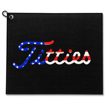 Funny Golf Towel with Clip, Microfiber Caddie Towel for Golf Bag, Gag Gifts | Golf Club Towel | Cool Golf Gifts for Men & Women | Golf Gag Gifts | Premium Golf Towel with Clip Holder | Disc Golf Towel - color: Usa