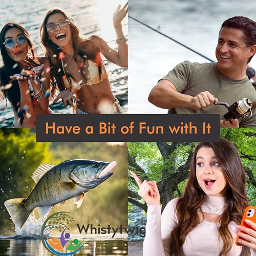 Whistytwig Funny Fishing Lures 3 Piece Topwater Popper Set - Gag Fishing Lures that Actually Catch Fish - Hardbody Floating Design for Saltwater and Freshwater - color: Green Gold Pink