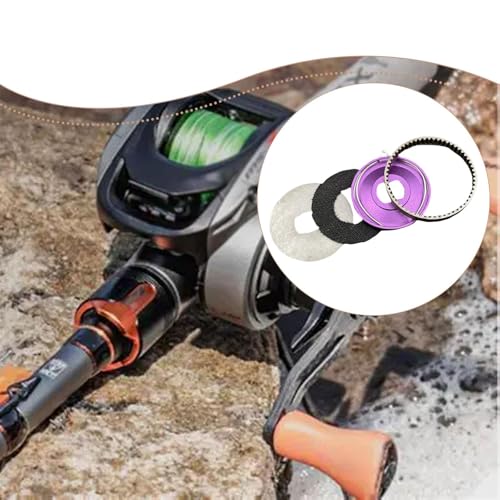 Vaveren Fishing Reel Wire Cup Set Gear Sprocket Ratchet Carbon Brake Pads Pressure Plate Complete Parts Package User Friendly Installation Suitable for Reel - color: Aluminum Alloy