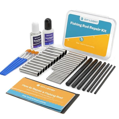 Fishing Rod Repair Kit Complete, Easy&Quick Approach to Repair Broken Fishing Pole with Epoxy Glue - color: 1 IN 1