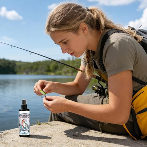 Fish Attractant Slow-Release Long-Lasting | Bass Fishing Attractant for Bass Catfish Trout Carp Walleye Pike Lake Pond River Reservoir Saltwater