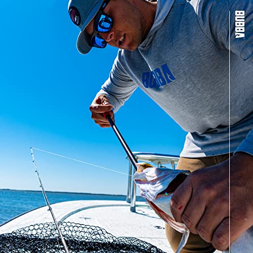 BUBBA Hook Extractor with Non-Slip Grip T-Handle with Marine Grade Stainless Steel Hook Extractor for Fishing and Angling - size: 12 inch