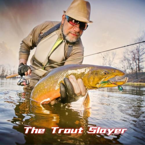 Aboda Rooster Tail Fishing Lures Kit, 10 Spinnerbaits w 16 Attachable Rooster Tails in 8 Colors, Fishing Lures for Bass Salmon Trout and Crappie - size: 1/8 oz Set