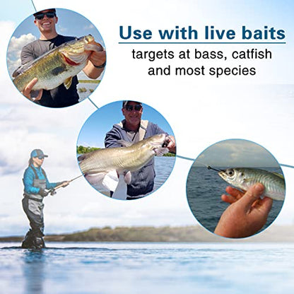 Fishing Hooks Live Bait Hooks Saltwater Circle Hooks Stainless Steel Fishing Hooks 2X Strong Circle Hooks Assist Hooks Bait Fishing Hooks for Ocean Saltwater Freshwater Fishing Size: 1/0-10/0 - size: 30 Pcs, 1/0