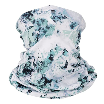 KastKing Sol Armis Neck Gaiter - UPF 50 Face Mask - UV Sun Protection Mask for Men & Women, Fishing, Hiking - color: A: Boulder Camo Ice