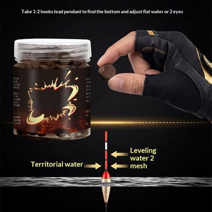 2pcs Ready-to-Use Floating Fishing Pellets, 60g High-Attract Freshwater Feed Lures, Non-Dissolving Scented Floating Dough Baits for Finicky Carp, Catfish, Tilapia