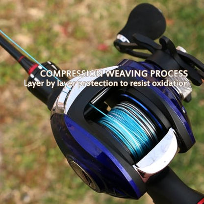 Braided Fishing Line - PE 8 Strand,Fishing Wire,Fish Line Braid 14LB,16LB,22LB,30LB,40LB,50LB Braid Fishing Line -for Fishing in Saltwater and Fresh Water