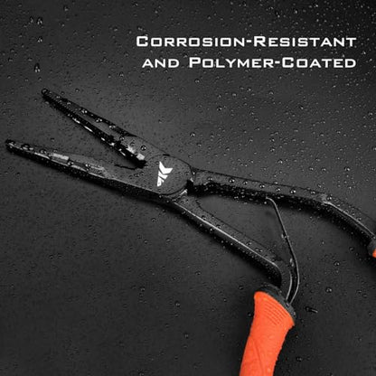 KastKing Paradox Fishing Pliers, Angled Fish Lip Gripper, Saltwater Resistant 420 Stainless Steel Fishing Tools, Fishing Pliers Hook Remover with Ergonomic Handle, Fishing Gifts for Men - style: E:11" Pistol Grip