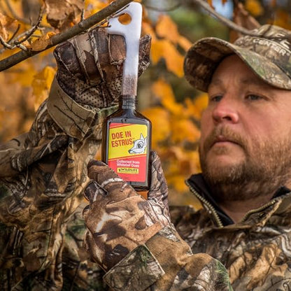 Wildlife Research Center Doe in Estrus, Powerful Sexual Attractor for Whitetail Bucks, Doe Urine Scent Lure with Estrus Secretions – 4 FL OZ - color: 4 FL OZ